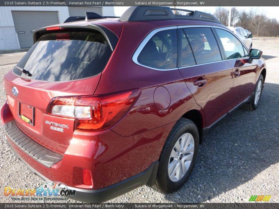 2016 Subaru Outback 2.5i Premium Venetian Red Pearl / Warm Ivory Photo #8
