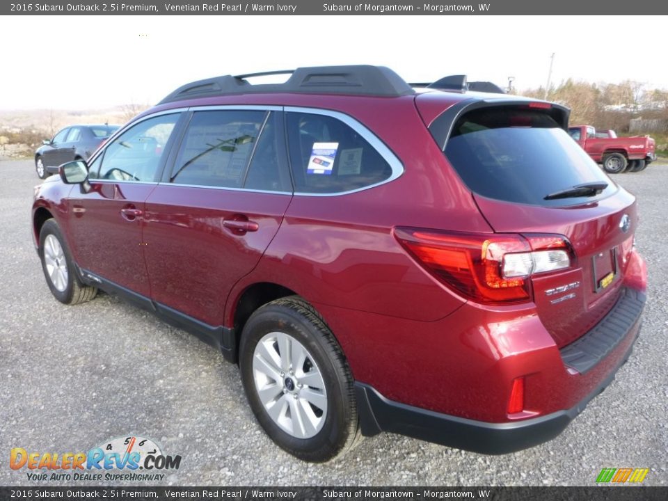 2016 Subaru Outback 2.5i Premium Venetian Red Pearl / Warm Ivory Photo #10