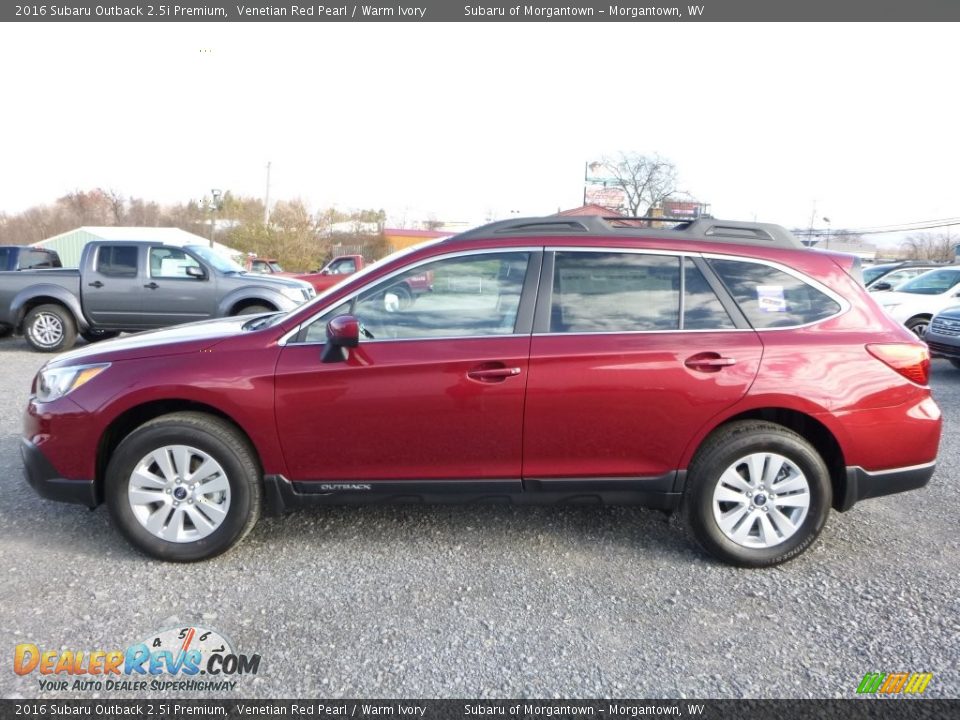 2016 Subaru Outback 2.5i Premium Venetian Red Pearl / Warm Ivory Photo #11