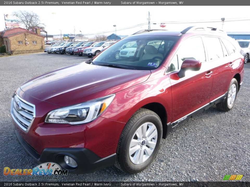 2016 Subaru Outback 2.5i Premium Venetian Red Pearl / Warm Ivory Photo #12