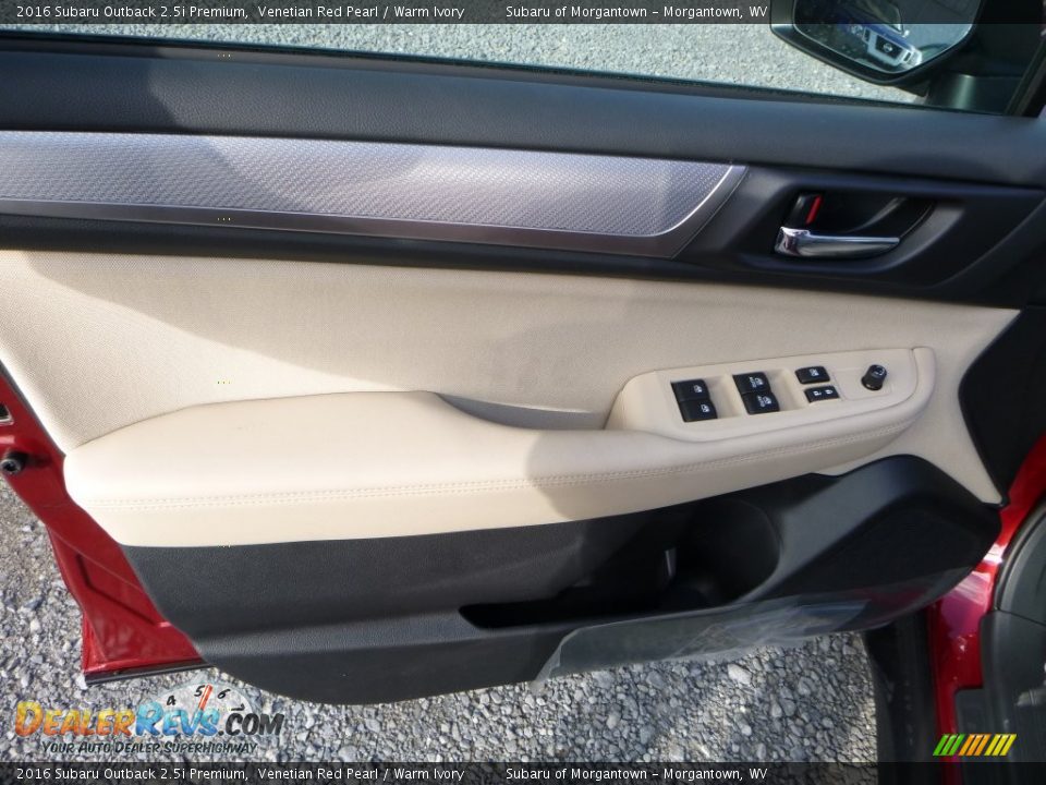 2016 Subaru Outback 2.5i Premium Venetian Red Pearl / Warm Ivory Photo #14