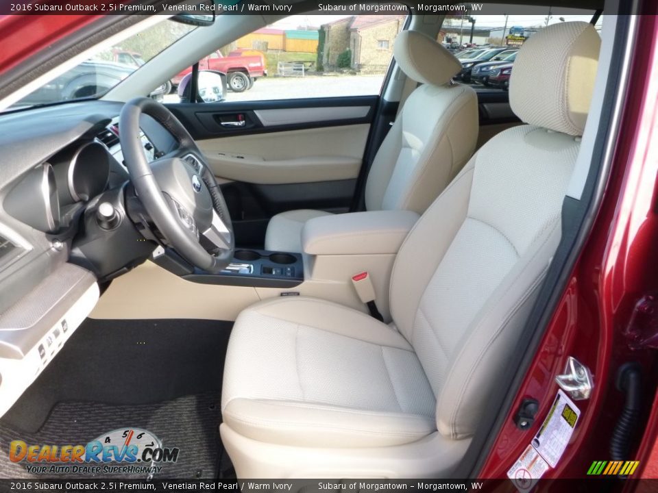 2016 Subaru Outback 2.5i Premium Venetian Red Pearl / Warm Ivory Photo #15