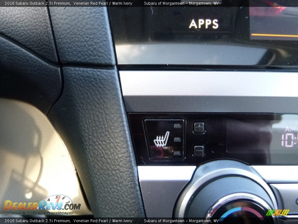 2016 Subaru Outback 2.5i Premium Venetian Red Pearl / Warm Ivory Photo #20