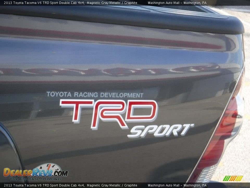 2013 Toyota Tacoma V6 TRD Sport Double Cab 4x4 Magnetic Gray Metallic / Graphite Photo #7