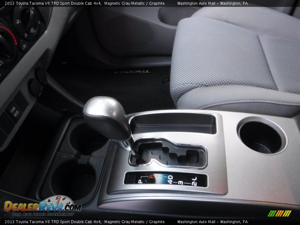 2013 Toyota Tacoma V6 TRD Sport Double Cab 4x4 Magnetic Gray Metallic / Graphite Photo #18
