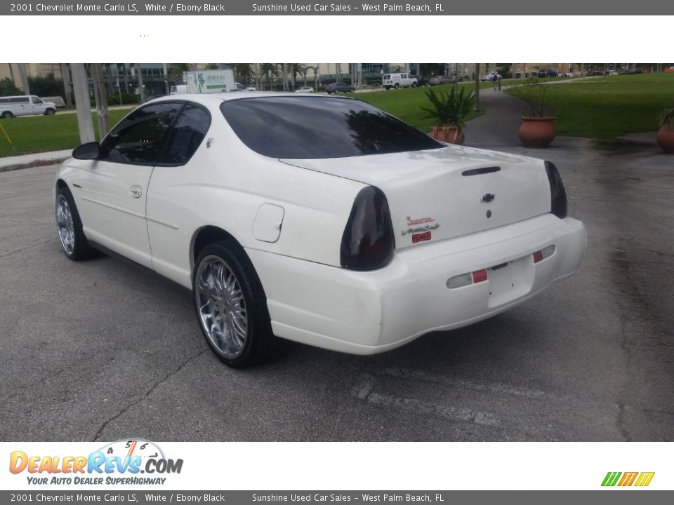 2001 Chevrolet Monte Carlo LS White / Ebony Black Photo #3