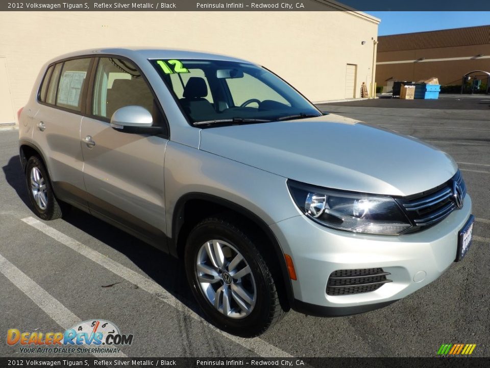 2012 Volkswagen Tiguan S Reflex Silver Metallic / Black Photo #1