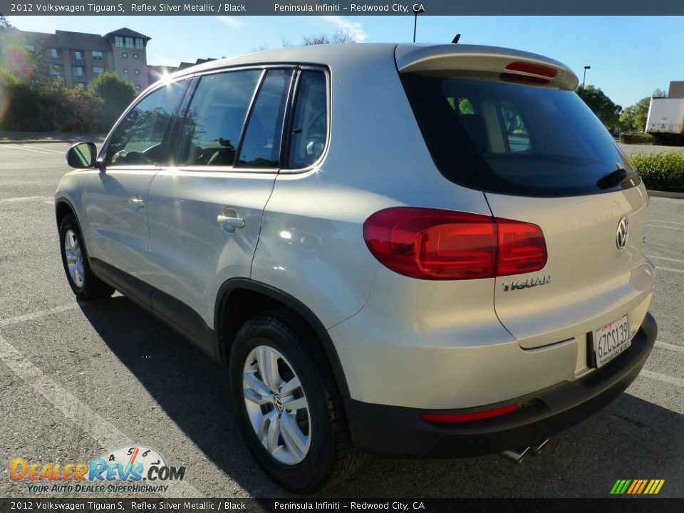 2012 Volkswagen Tiguan S Reflex Silver Metallic / Black Photo #3