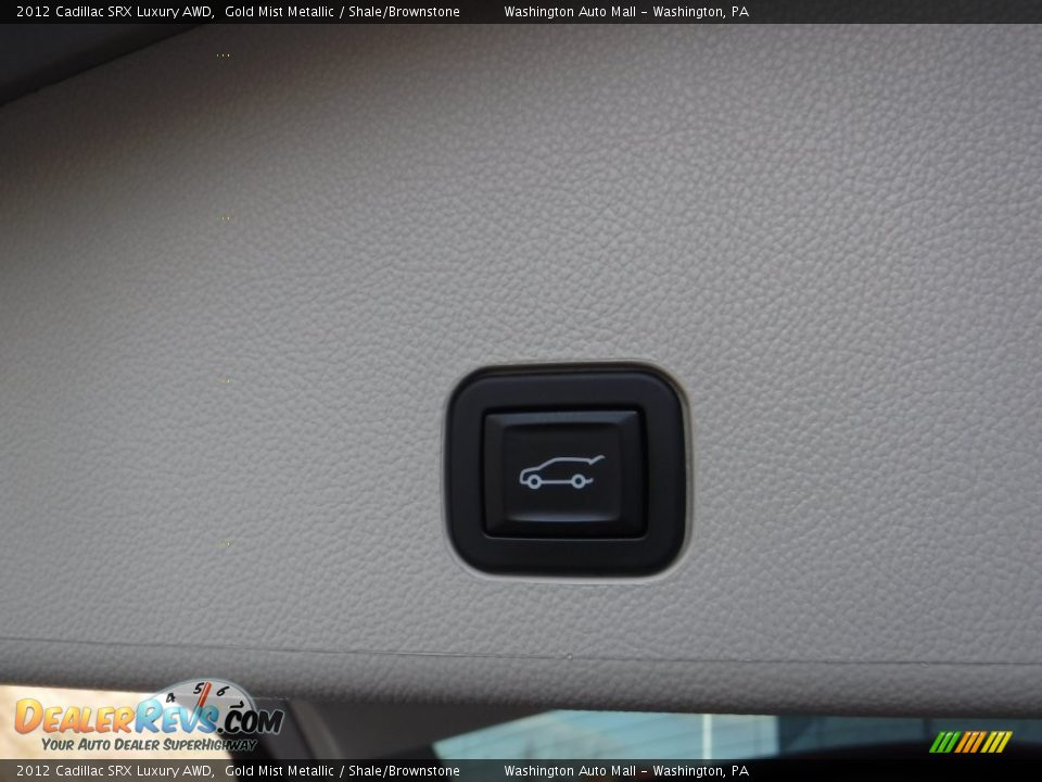 2012 Cadillac SRX Luxury AWD Gold Mist Metallic / Shale/Brownstone Photo #22