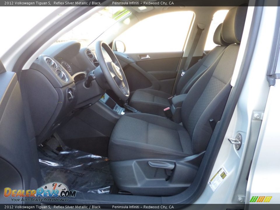 2012 Volkswagen Tiguan S Reflex Silver Metallic / Black Photo #4