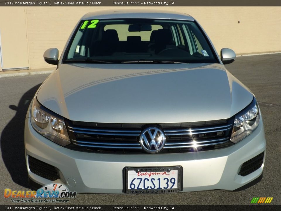 2012 Volkswagen Tiguan S Reflex Silver Metallic / Black Photo #8