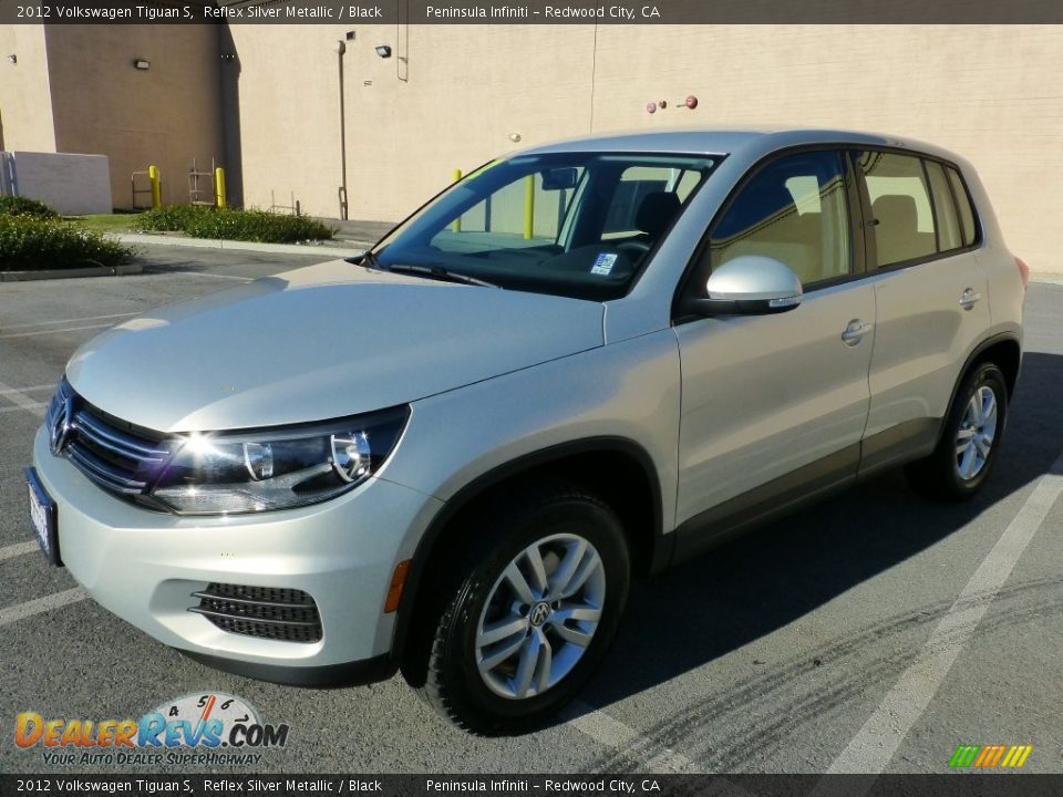 2012 Volkswagen Tiguan S Reflex Silver Metallic / Black Photo #9