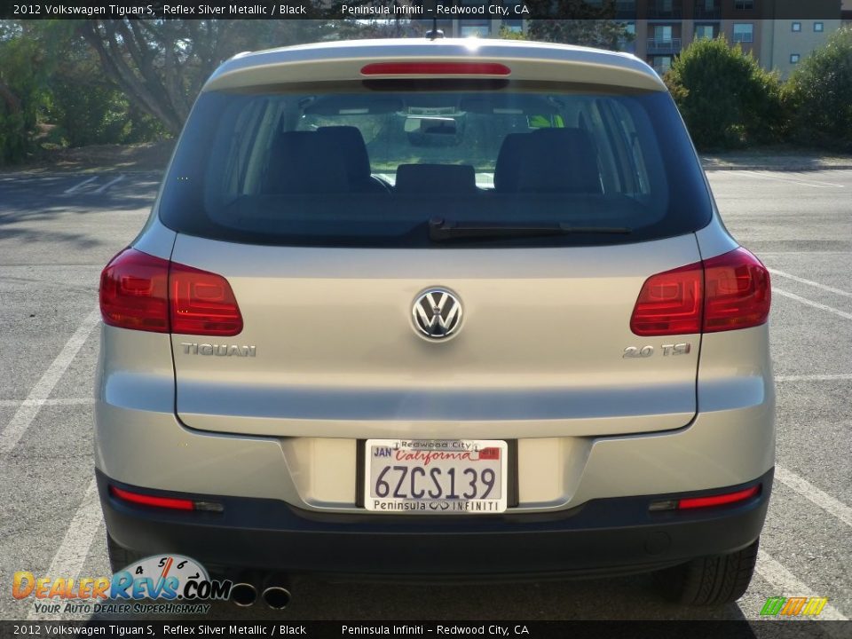 2012 Volkswagen Tiguan S Reflex Silver Metallic / Black Photo #10