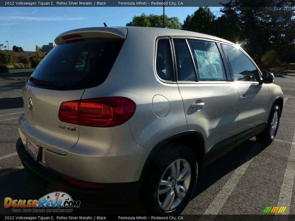 2012 Volkswagen Tiguan S Reflex Silver Metallic / Black Photo #11