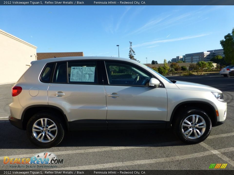 2012 Volkswagen Tiguan S Reflex Silver Metallic / Black Photo #12