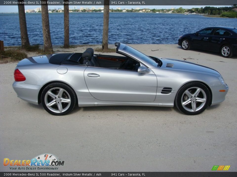 2006 Mercedes-Benz SL 500 Roadster Iridium Silver Metallic / Ash Photo #8