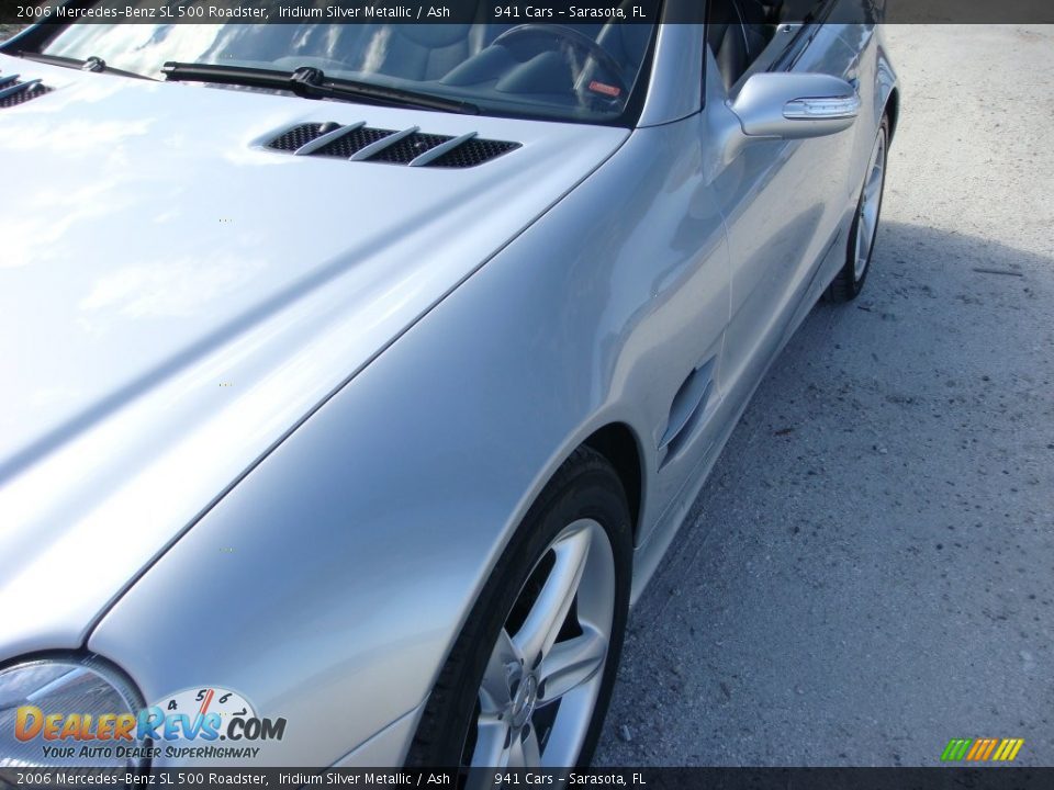 2006 Mercedes-Benz SL 500 Roadster Iridium Silver Metallic / Ash Photo #10