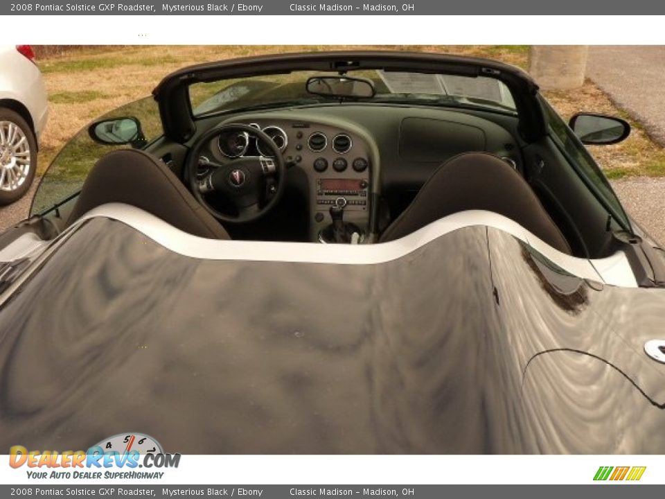 2008 Pontiac Solstice GXP Roadster Mysterious Black / Ebony Photo #2