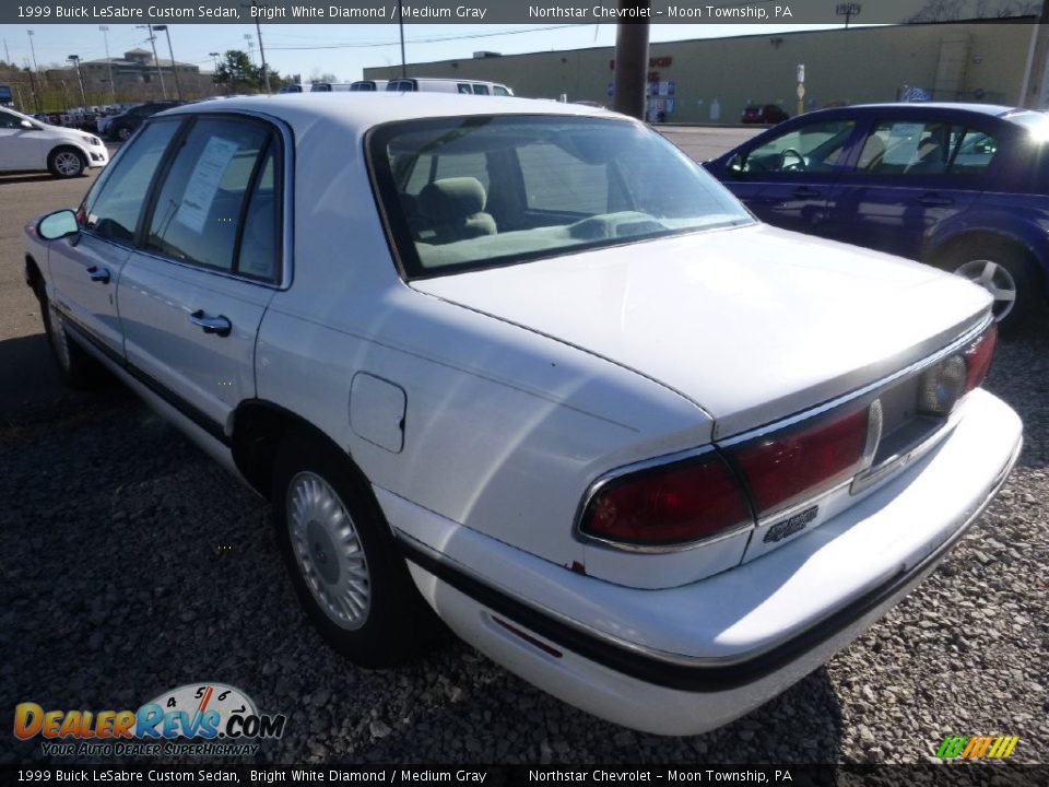 1999 Buick LeSabre Custom Sedan Bright White Diamond / Medium Gray Photo #2