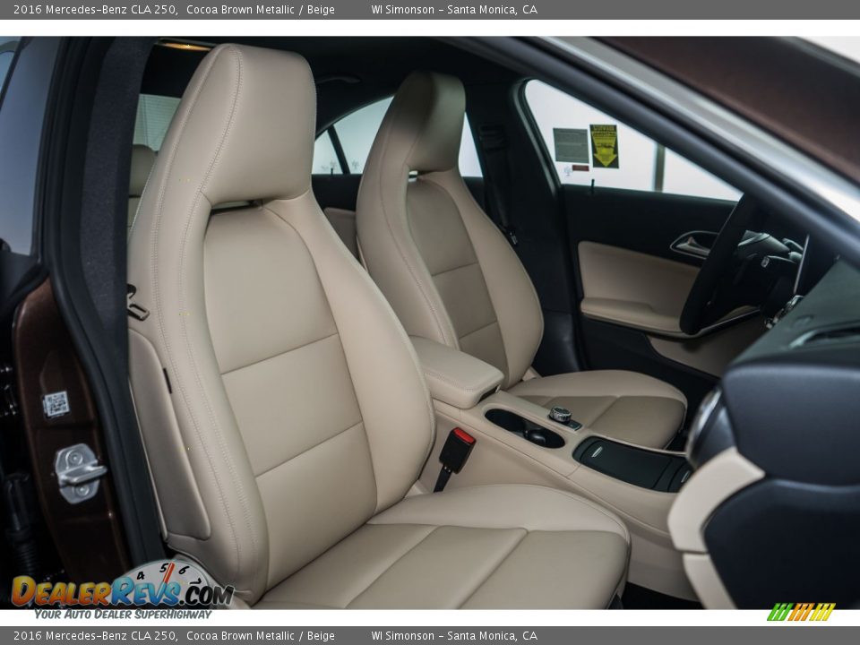 Front Seat of 2016 Mercedes-Benz CLA 250 Photo #2