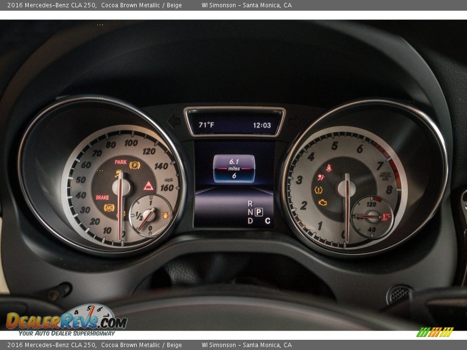 2016 Mercedes-Benz CLA 250 Cocoa Brown Metallic / Beige Photo #8