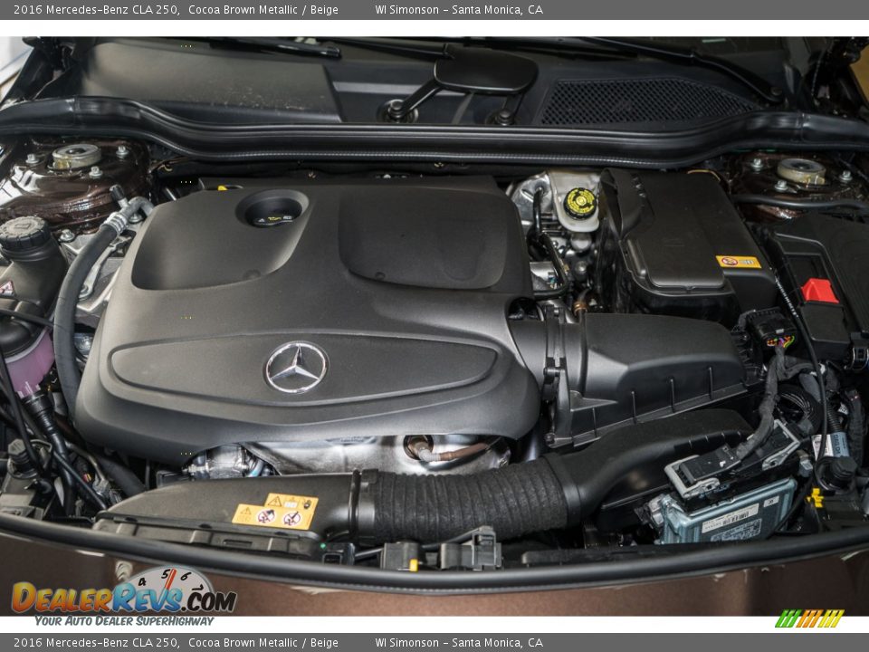 2016 Mercedes-Benz CLA 250 Cocoa Brown Metallic / Beige Photo #9