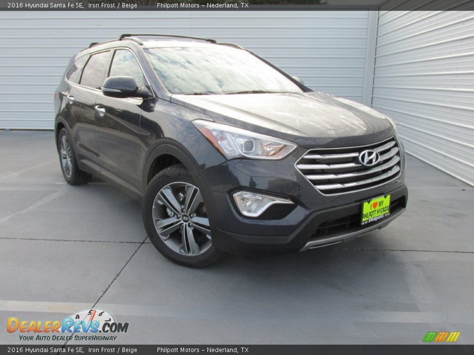 2016 Hyundai Santa Fe SE Iron Frost / Beige Photo #1