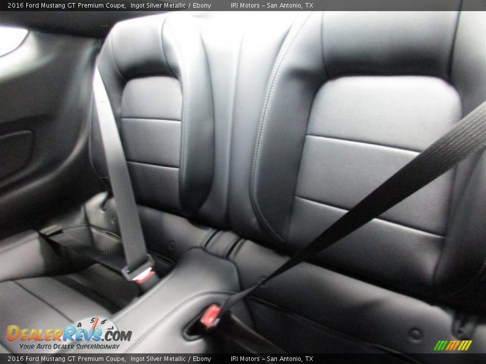 2016 Ford Mustang GT Premium Coupe Ingot Silver Metallic / Ebony Photo #10