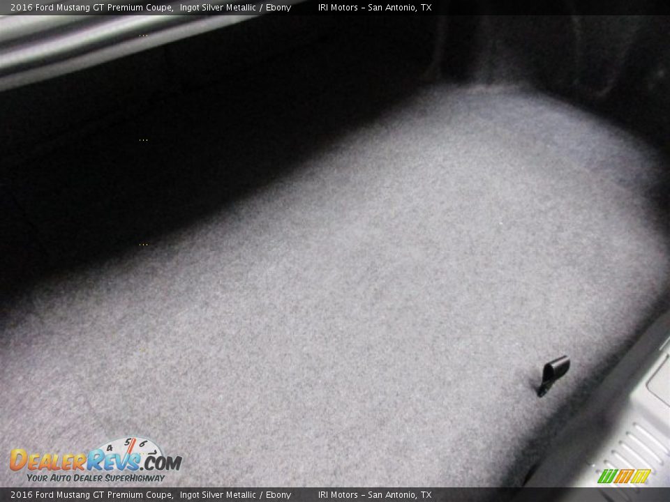 2016 Ford Mustang GT Premium Coupe Ingot Silver Metallic / Ebony Photo #12