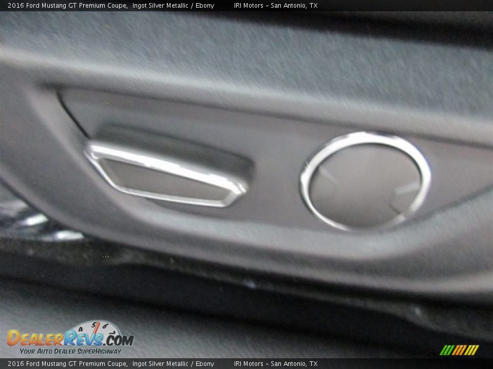 2016 Ford Mustang GT Premium Coupe Ingot Silver Metallic / Ebony Photo #15