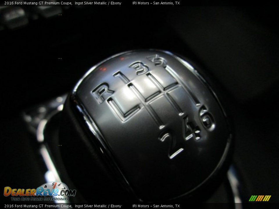 2016 Ford Mustang GT Premium Coupe Ingot Silver Metallic / Ebony Photo #17
