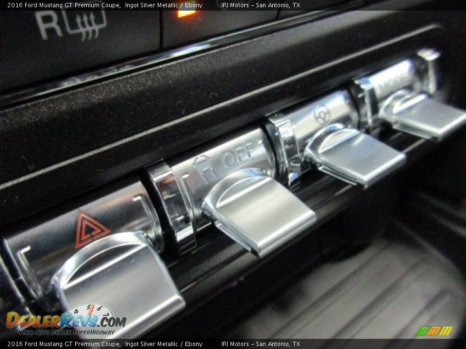 2016 Ford Mustang GT Premium Coupe Ingot Silver Metallic / Ebony Photo #18