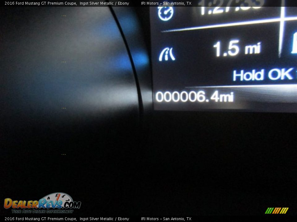 2016 Ford Mustang GT Premium Coupe Ingot Silver Metallic / Ebony Photo #21