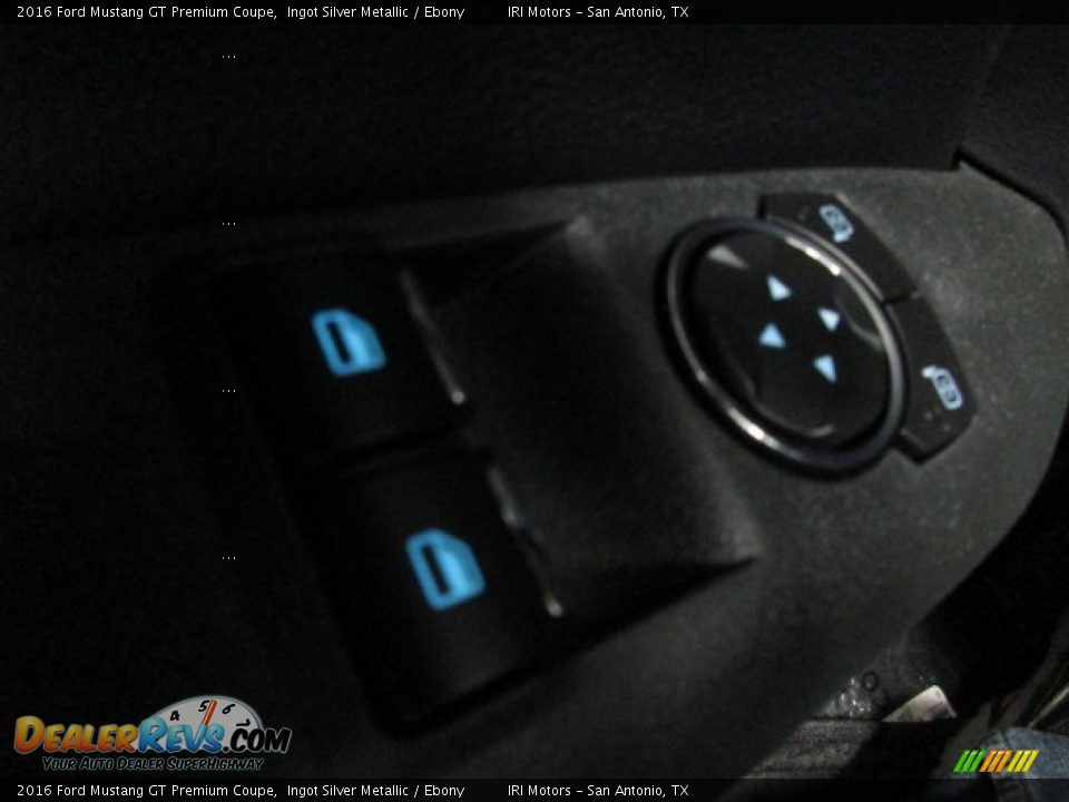 2016 Ford Mustang GT Premium Coupe Ingot Silver Metallic / Ebony Photo #24