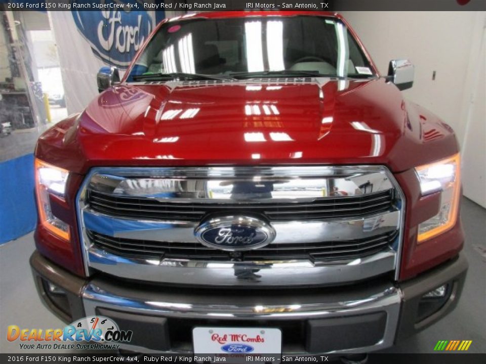 2016 Ford F150 King Ranch SuperCrew 4x4 Ruby Red / King Ranch Java Photo #2
