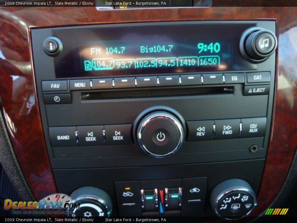 2009 Chevrolet Impala LT Slate Metallic / Ebony Photo #18