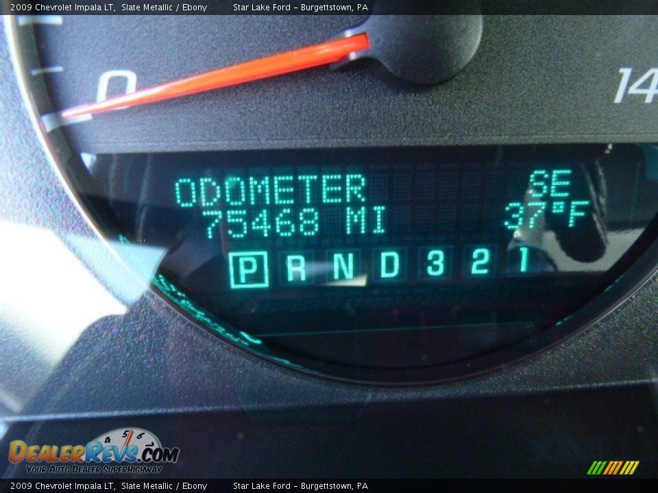 2009 Chevrolet Impala LT Slate Metallic / Ebony Photo #20