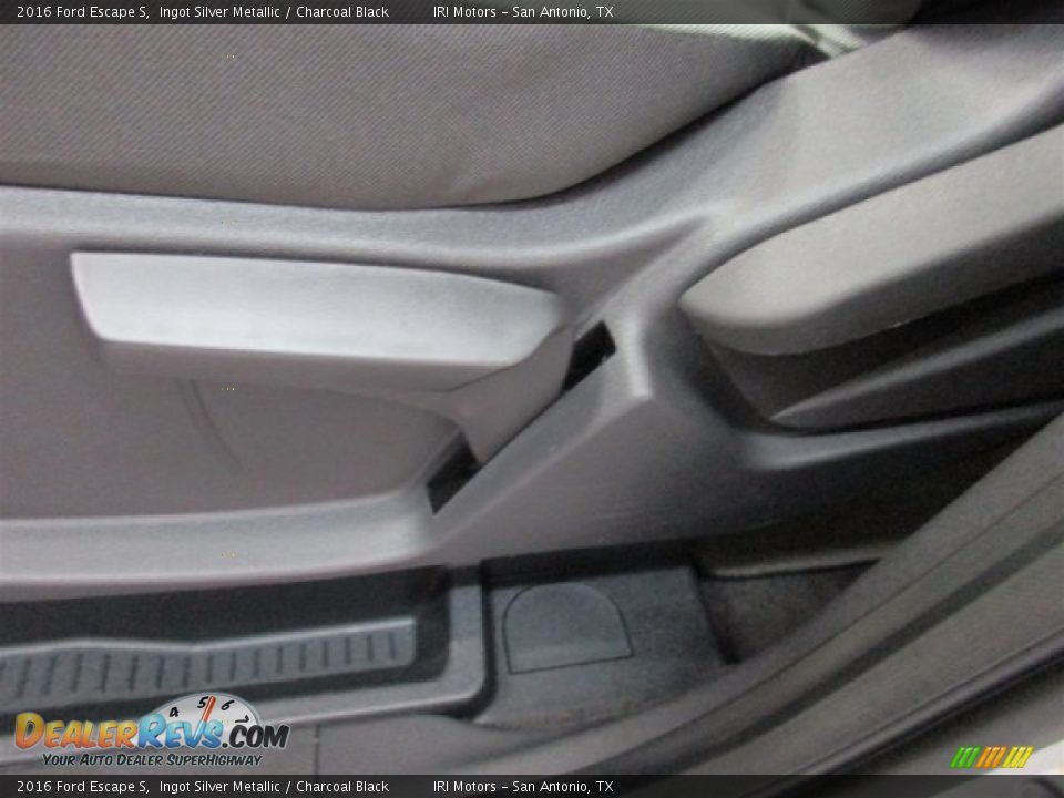 2016 Ford Escape S Ingot Silver Metallic / Charcoal Black Photo #14