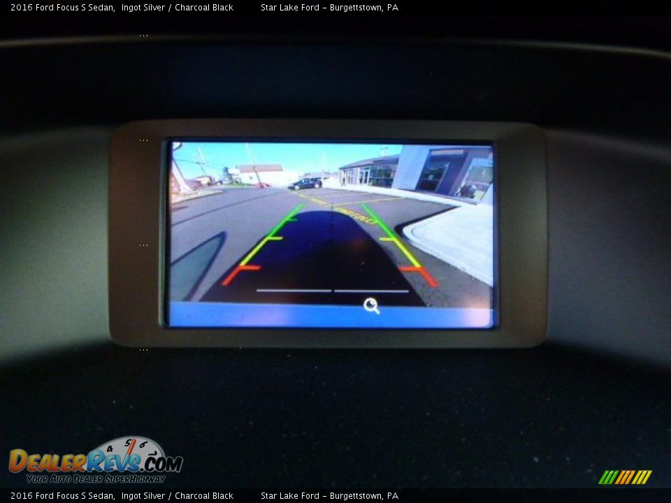 2016 Ford Focus S Sedan Ingot Silver / Charcoal Black Photo #18