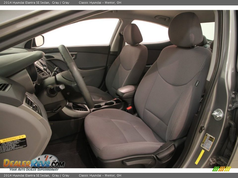 2014 Hyundai Elantra SE Sedan Gray / Gray Photo #5