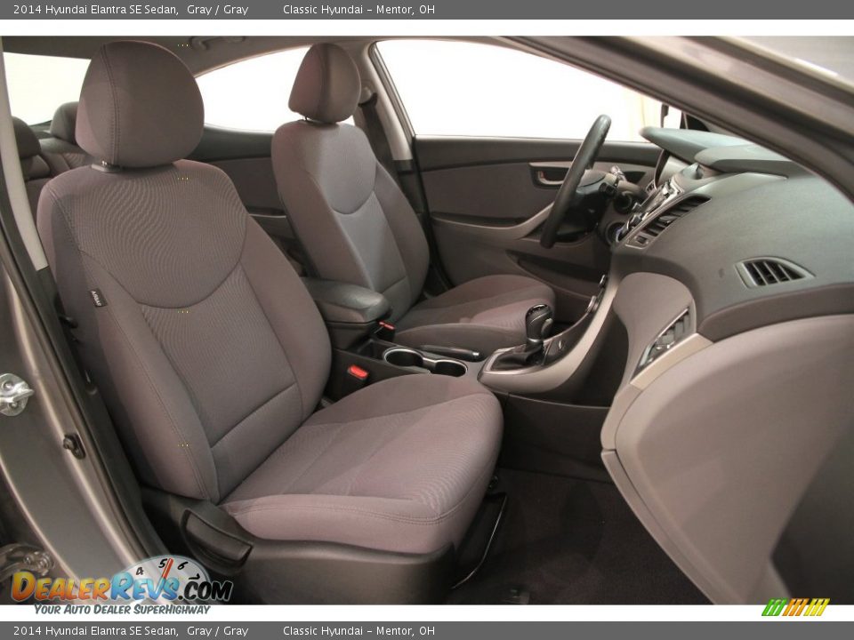 2014 Hyundai Elantra SE Sedan Gray / Gray Photo #13