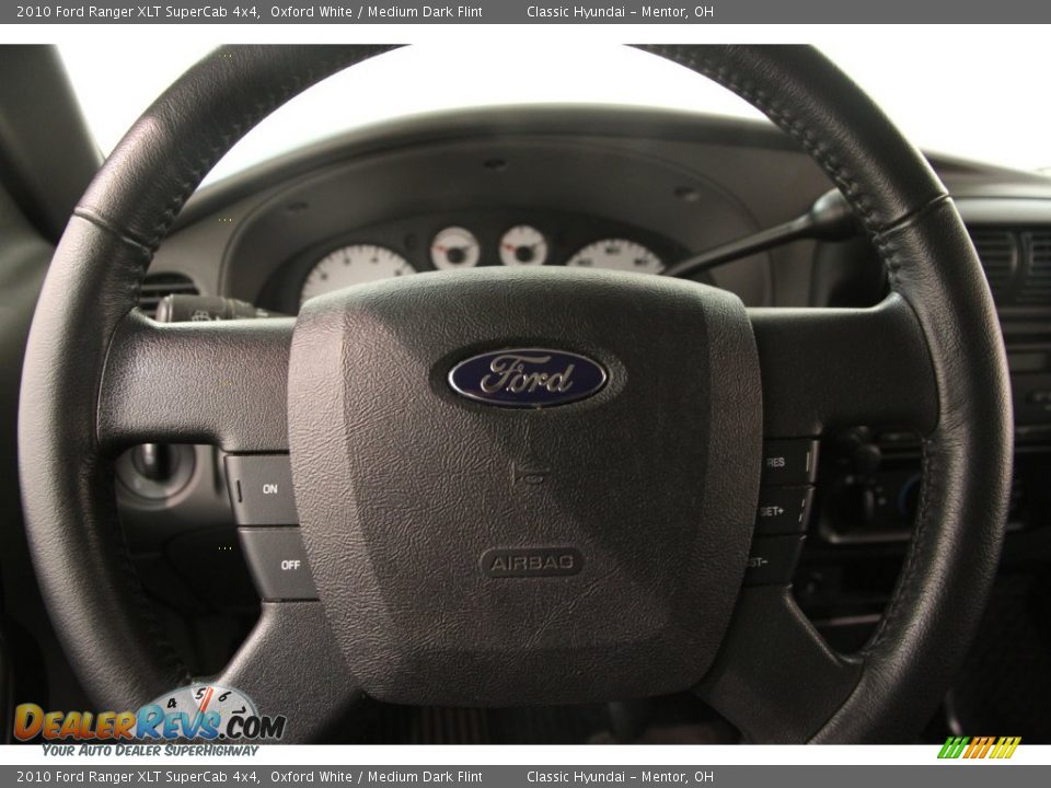 2010 Ford Ranger XLT SuperCab 4x4 Oxford White / Medium Dark Flint Photo #6