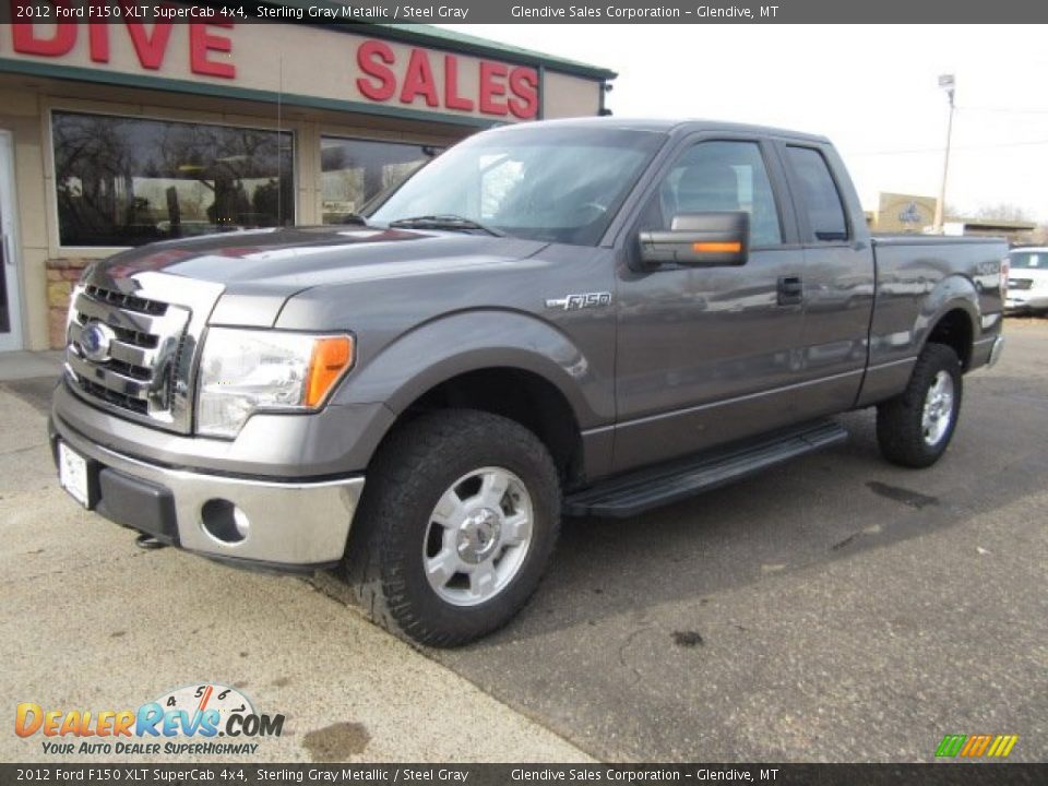 2012 Ford F150 XLT SuperCab 4x4 Sterling Gray Metallic / Steel Gray Photo #1