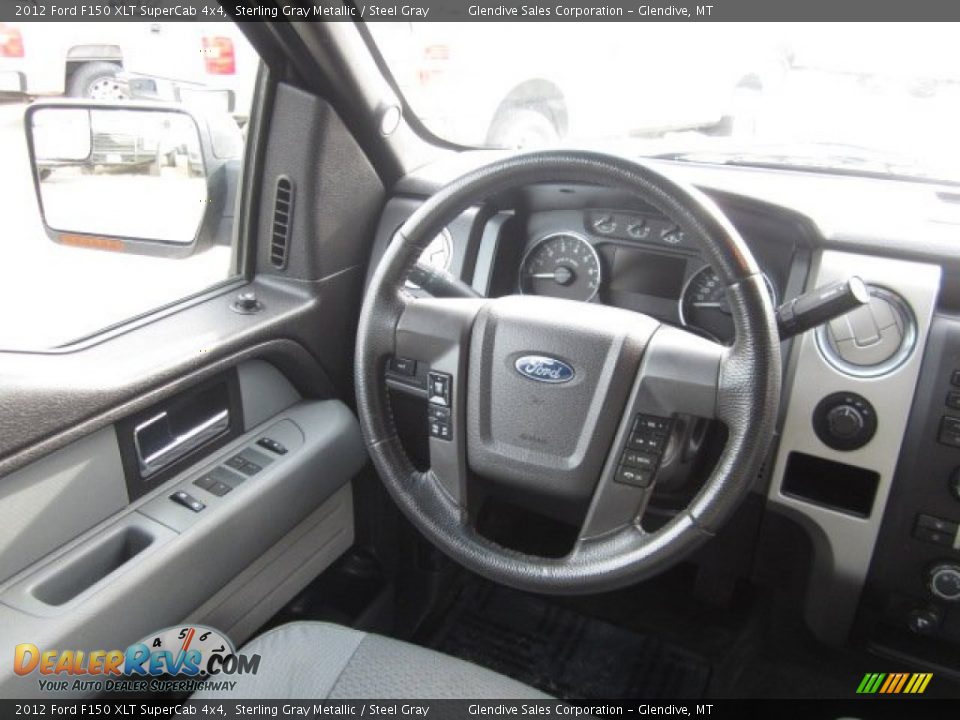 2012 Ford F150 XLT SuperCab 4x4 Sterling Gray Metallic / Steel Gray Photo #19