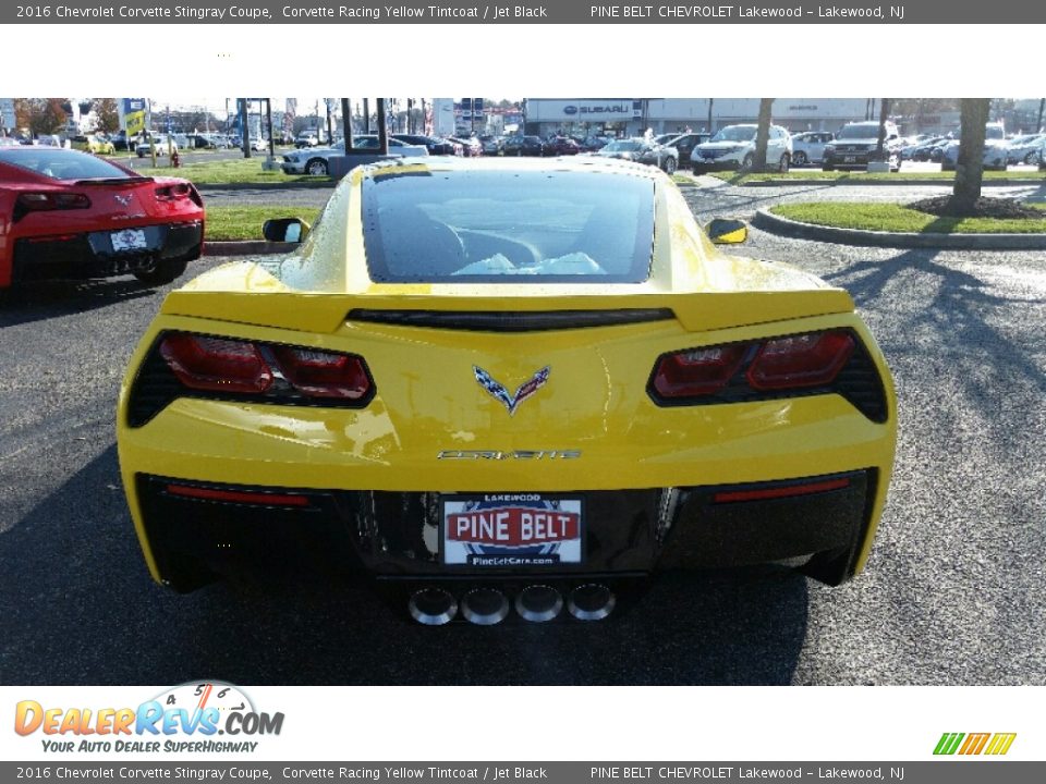 2016 Chevrolet Corvette Stingray Coupe Corvette Racing Yellow Tintcoat / Jet Black Photo #6