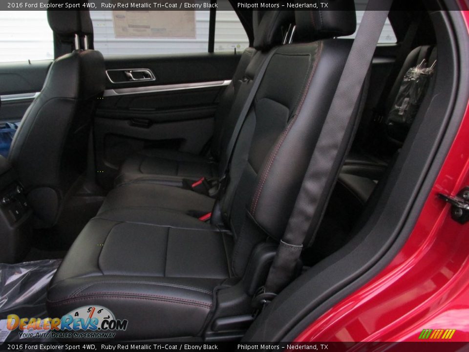 2016 Ford Explorer Sport 4WD Ruby Red Metallic Tri-Coat / Ebony Black Photo #21