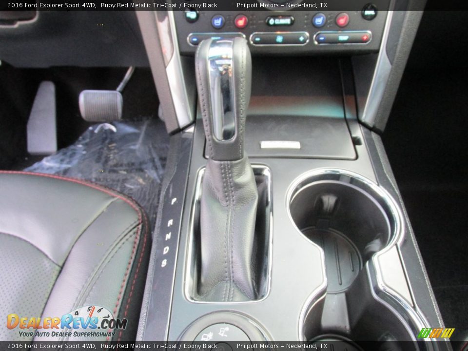 2016 Ford Explorer Sport 4WD Ruby Red Metallic Tri-Coat / Ebony Black Photo #31