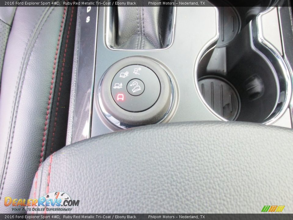 2016 Ford Explorer Sport 4WD Ruby Red Metallic Tri-Coat / Ebony Black Photo #32