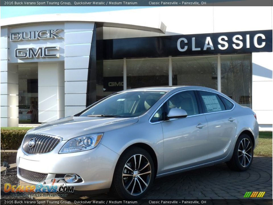 2016 Buick Verano Sport Touring Group Quicksilver Metallic / Medium Titanium Photo #1
