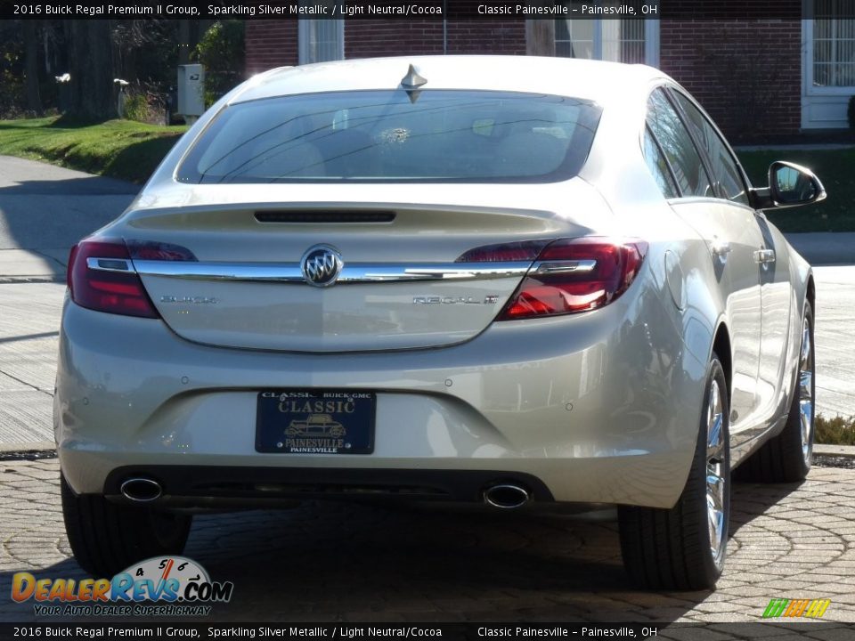 2016 Buick Regal Premium II Group Sparkling Silver Metallic / Light Neutral/Cocoa Photo #3